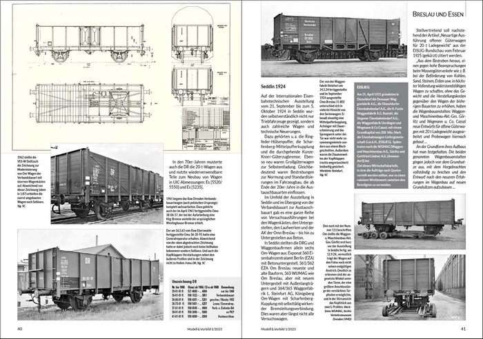 Offene Wagen (1), Modell und Vorbild