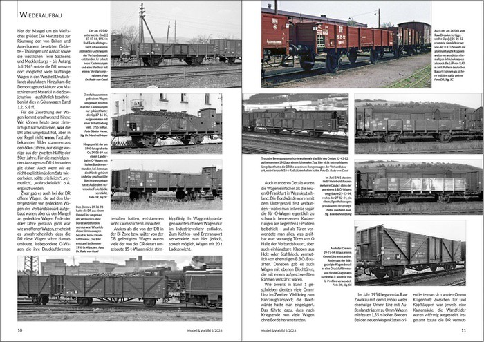 Offene Wagen (2), Modell und Vorbild