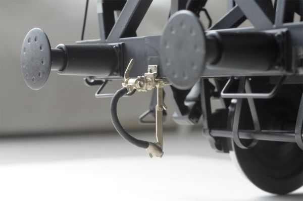 Schaubild Eisenbahnkupplung und Teile
