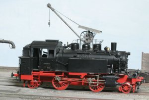 Ansicht der Dampflok 71 002 in der Baugröße 1 (1:32), zur Vergrößerung des Bildes, bitte Anklicken