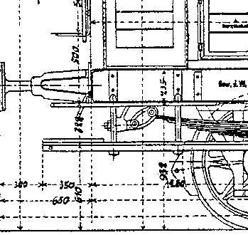 Beispiel Güterzug Packwagen Ausschnitt